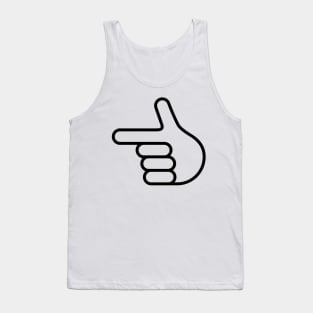 Finger Pointing Sign Tank Top